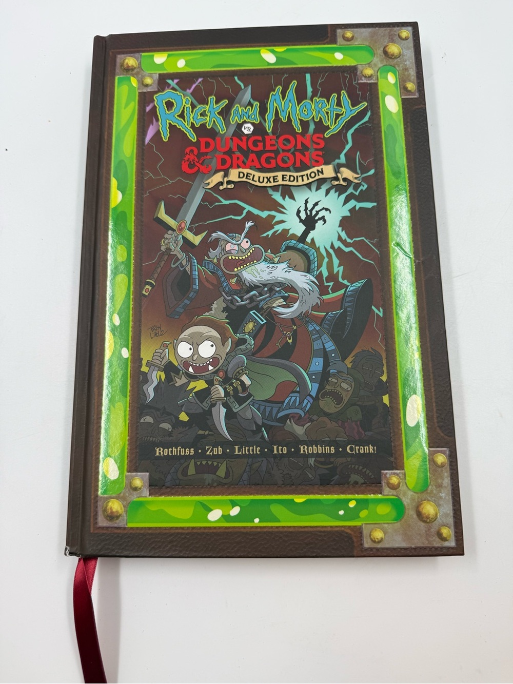 Rick & Morty vs. Dungeons & dragons Delux edition book hardcover